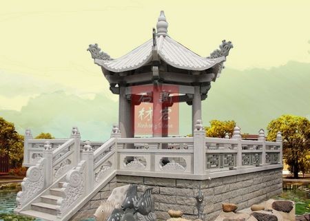 供应石材亭子及栏杆